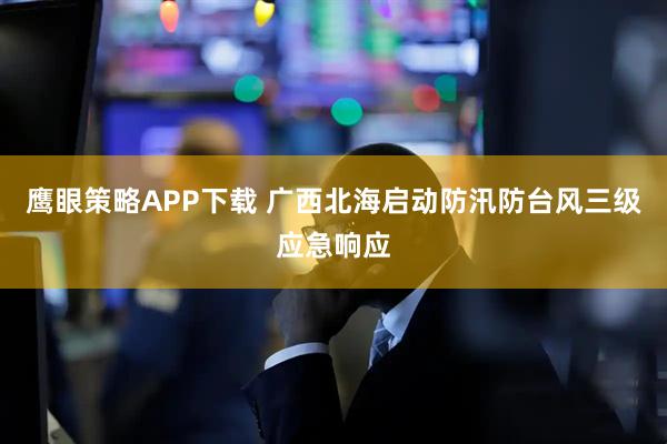 鹰眼策略APP下载 广西北海启动防汛防台风三级应急响应