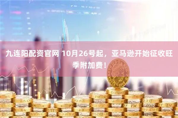 九连阳配资官网 10月26号起，亚马逊开始征收旺季附加费！