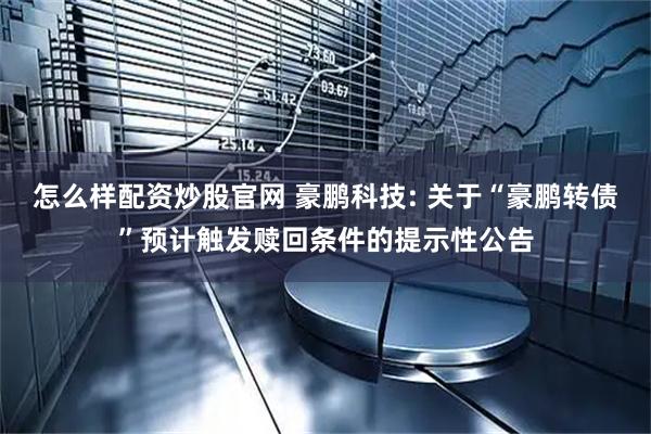 怎么样配资炒股官网 豪鹏科技: 关于“豪鹏转债”预计触发赎回条件的提示性公告